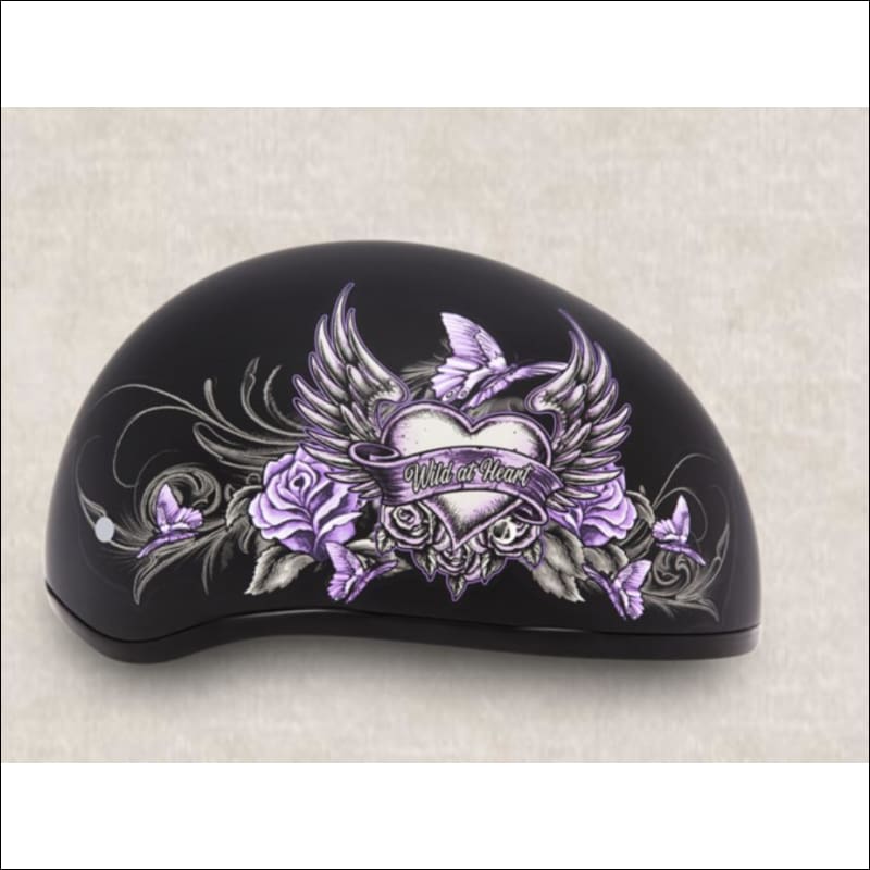 PURPLE MOTORCYCLE HELMT