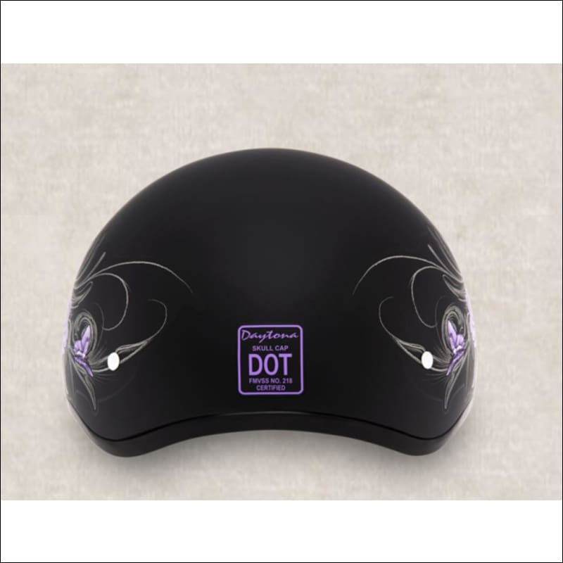 PURPLE MOTORCYCLE HELMET