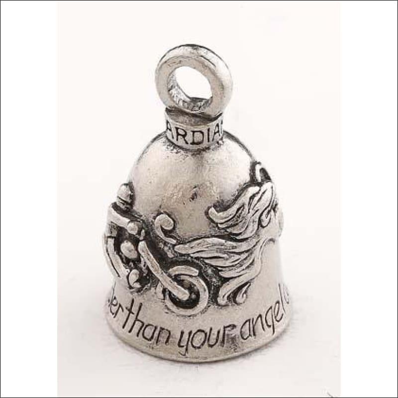 NEVER RIDE FASTER THAN YOU ANGEL GUARDIAN BELL - BELL