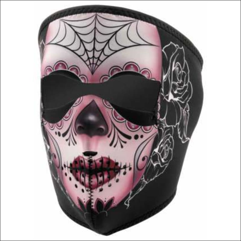ZANHEADGEAR SUGAR SKULL FULL FACE NEOPRENE MASK - FACE MASK