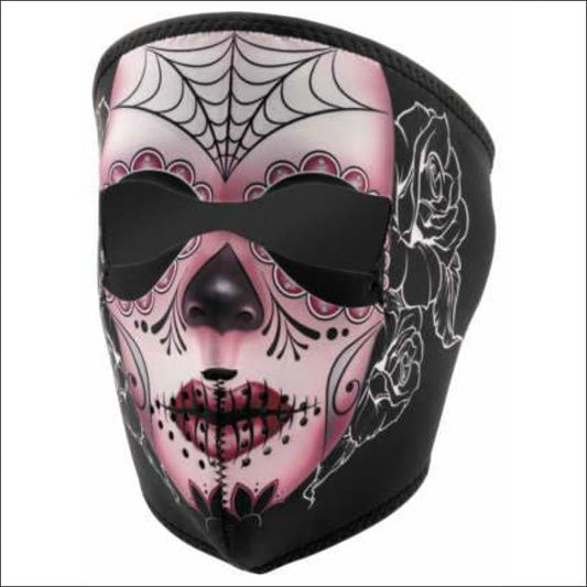 ZANHEADGEAR SUGAR SKULL FULL FACE NEOPRENE MASK - FACE MASK