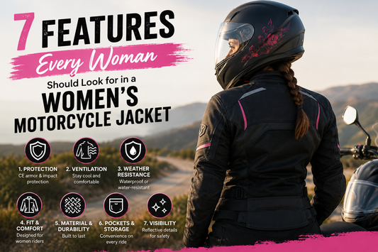 7 Features Every Woman Should Look for in a Women's Motorcycle Jacket