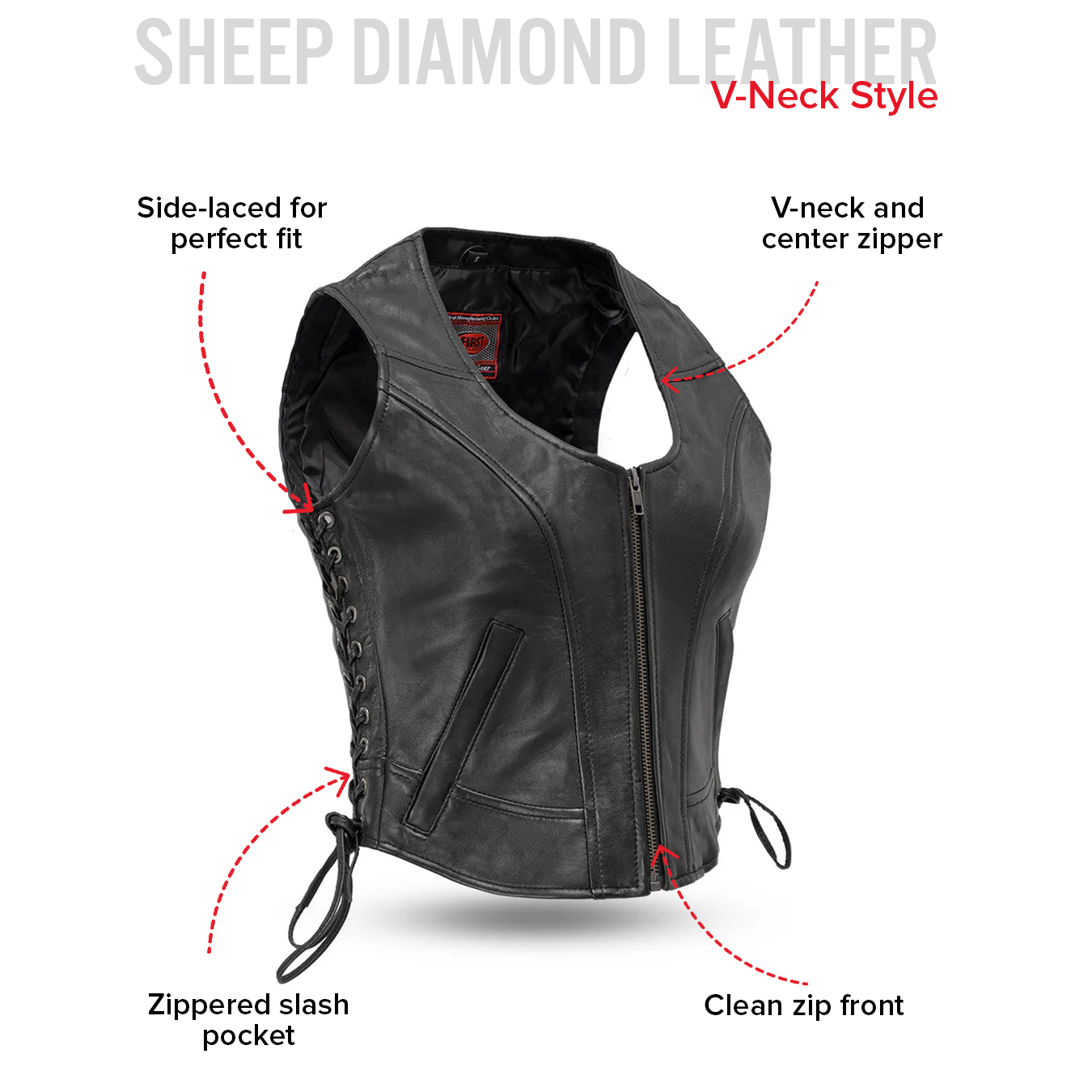 RAVEN LEATHER VEST