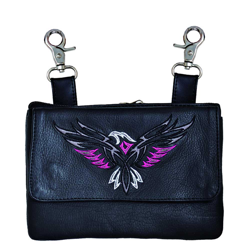 PINK EAGLE CLIP ON BAG