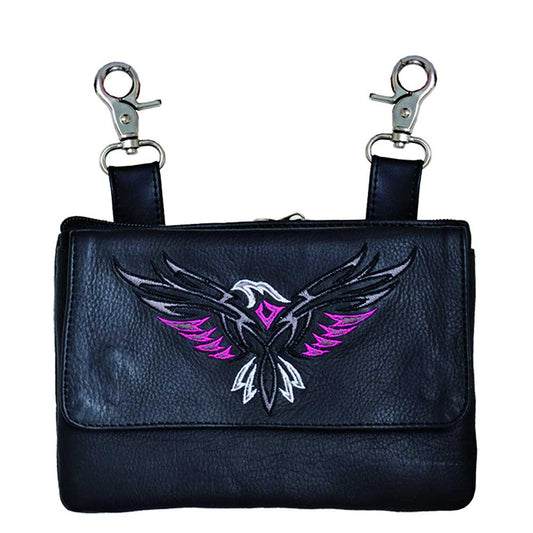 PINK EAGLE CLIP ON BAG
