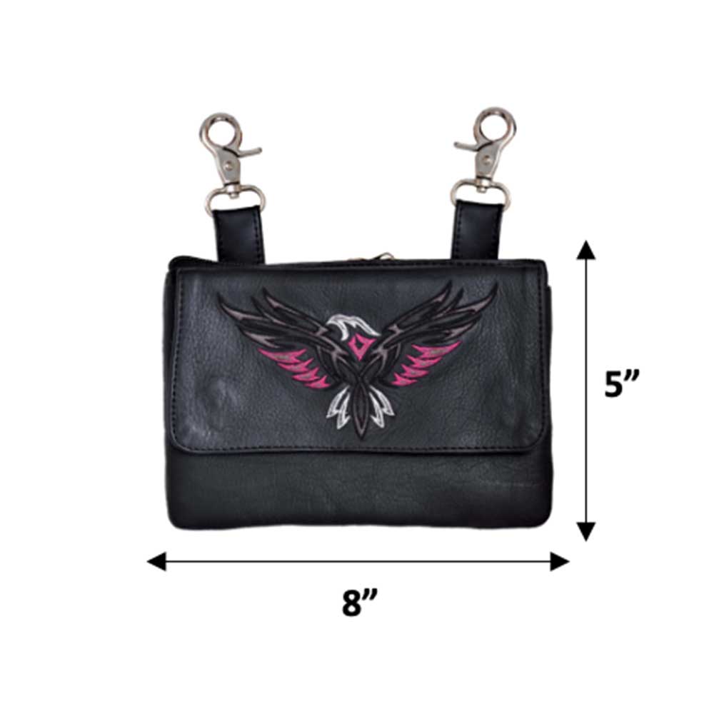 PINK EAGLE CLIP ON BAG
