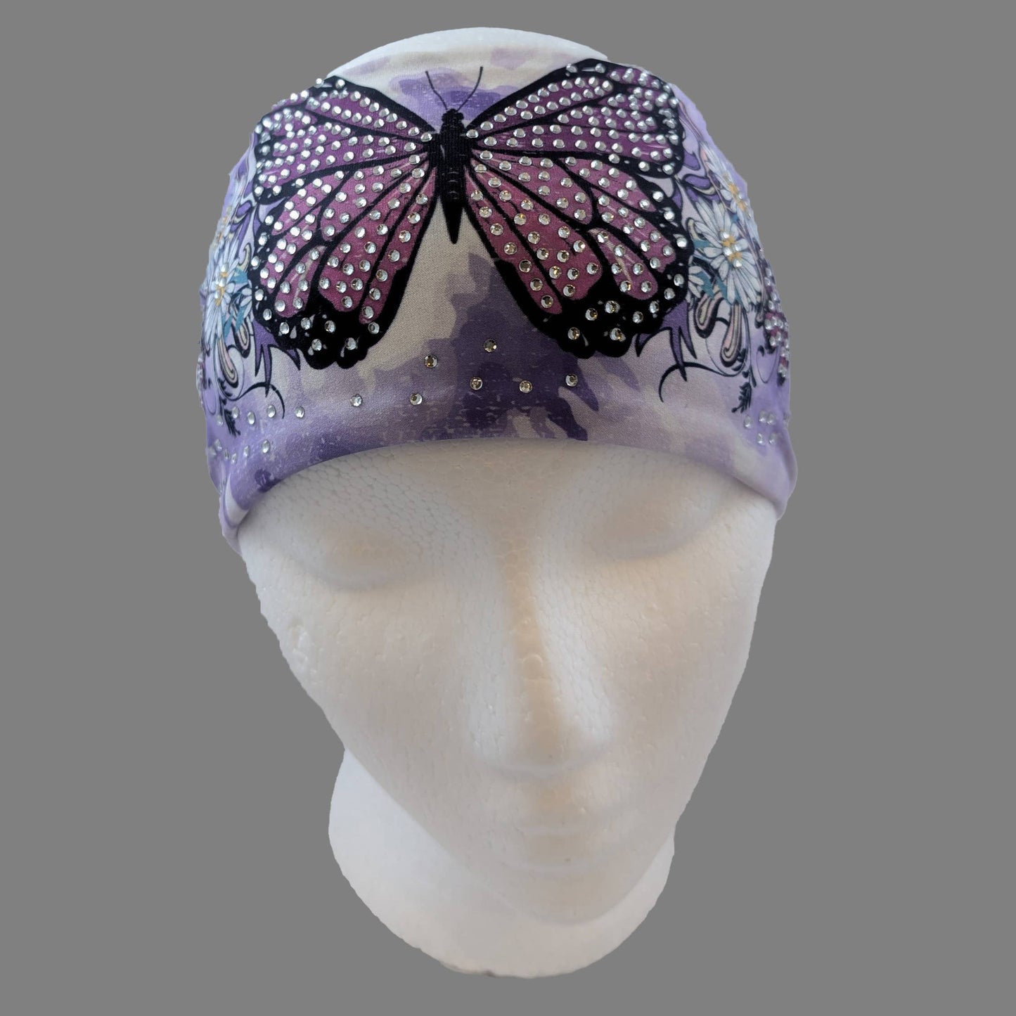 BUTTERFLY TIE-DIE HEAD WRAP