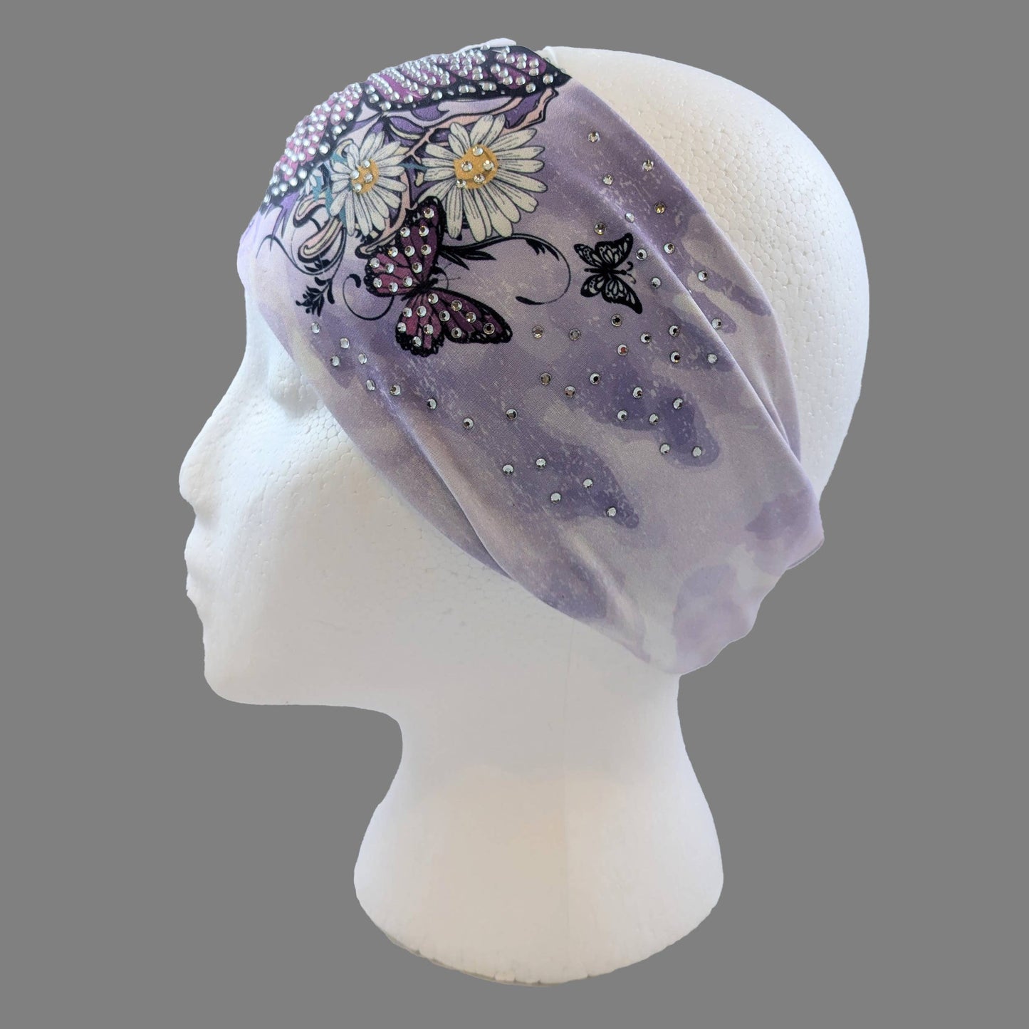BUTTERFLY TIE-DIE HEAD WRAP