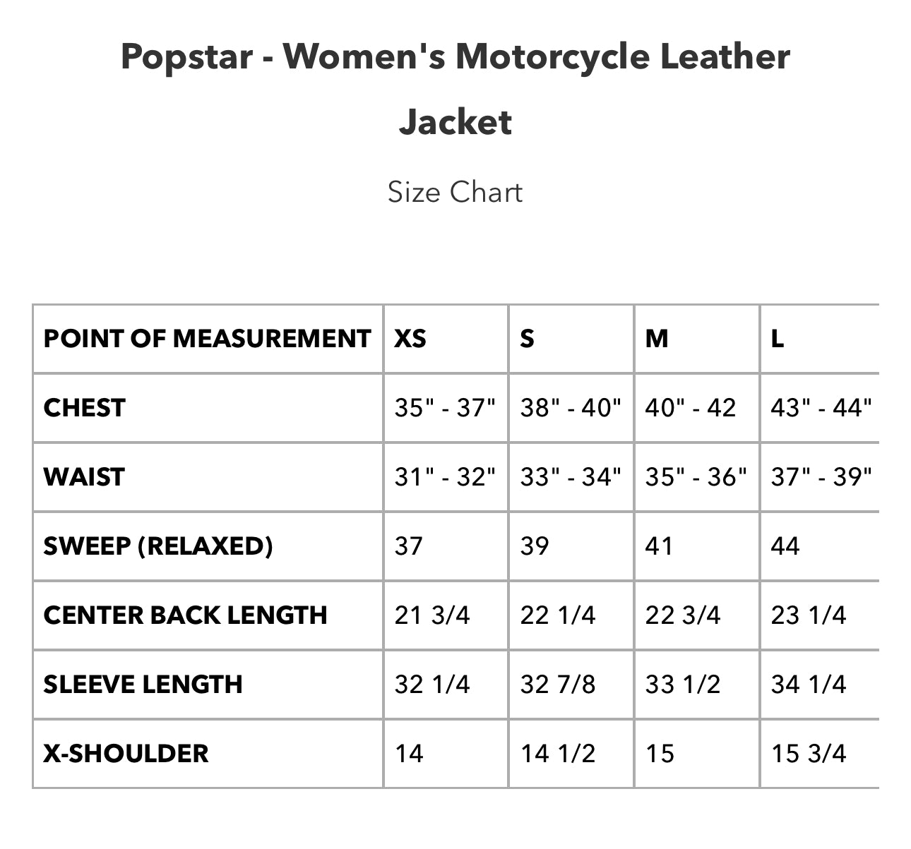 POPSTAR MOTORCYCLE JACKET