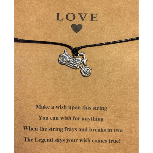 MAKE A WISH MOTORCYCLE BRACELET
