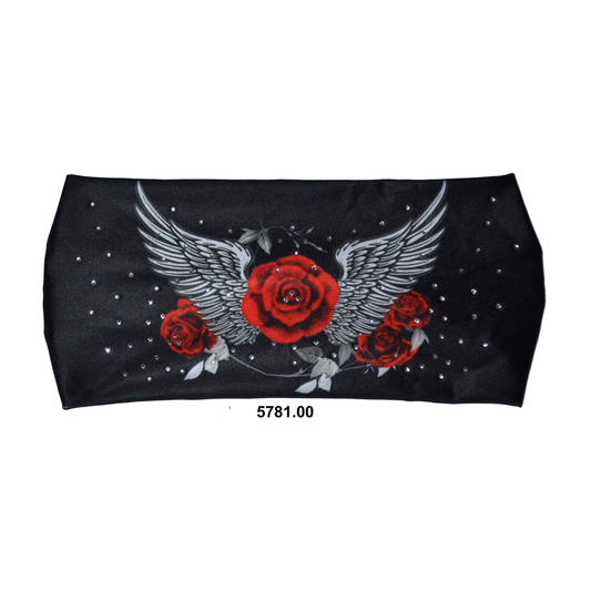 ROSE AND WING HEADBAND