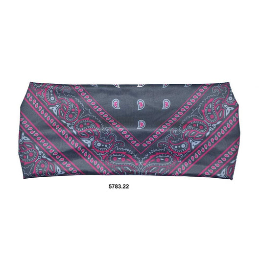 PINK PAISLEY HEADBAND