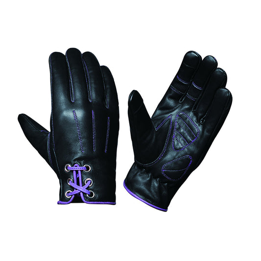 PURPLE LACE GLOVES