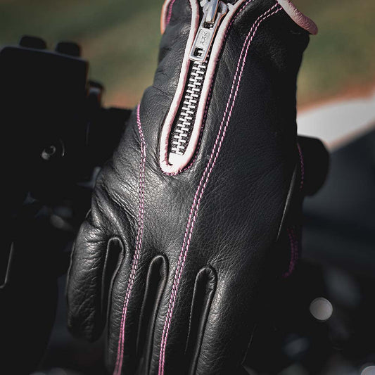 PURPLE ZIPPER GLOVE
