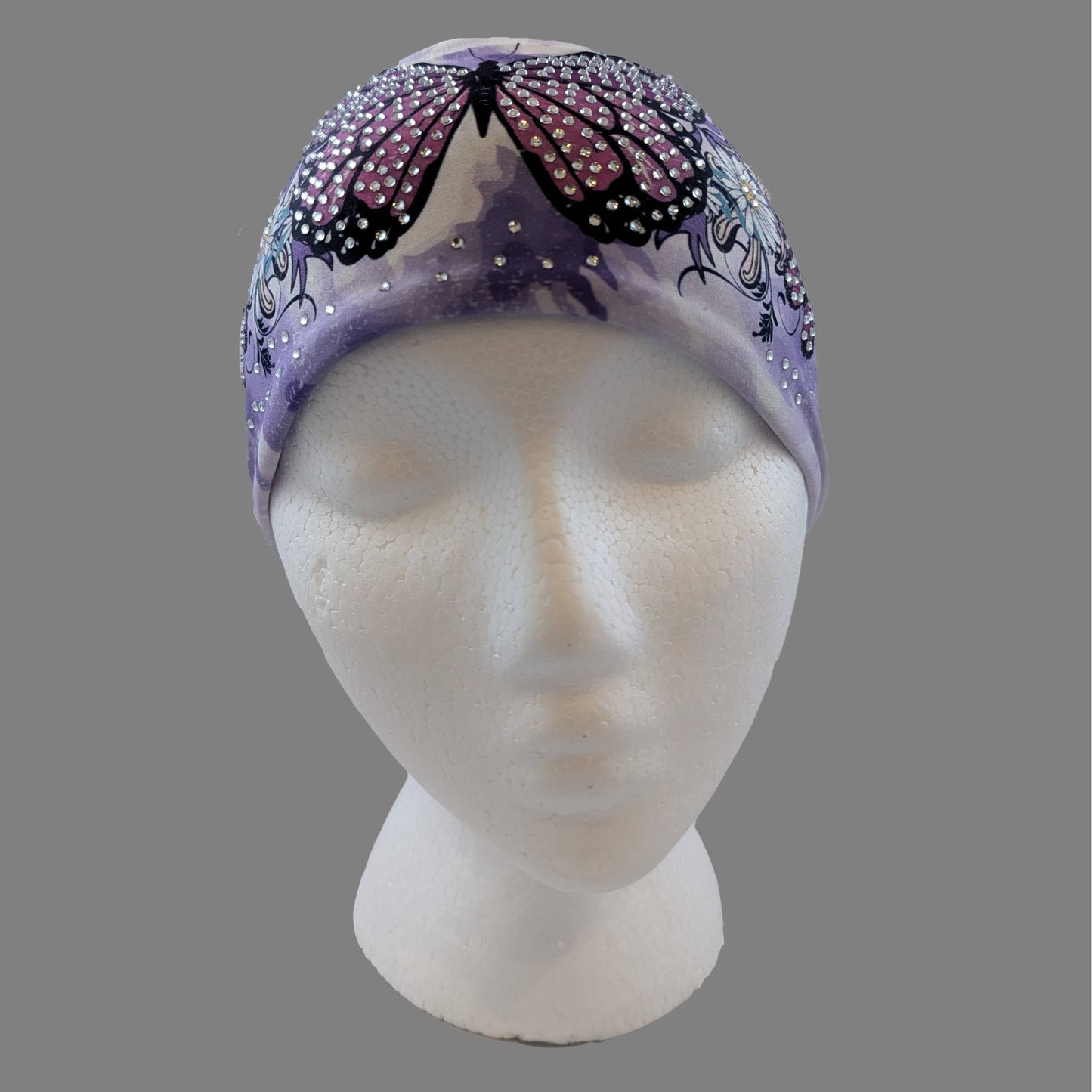 BUTTERFLY TIE-DIE HEAD WRAP