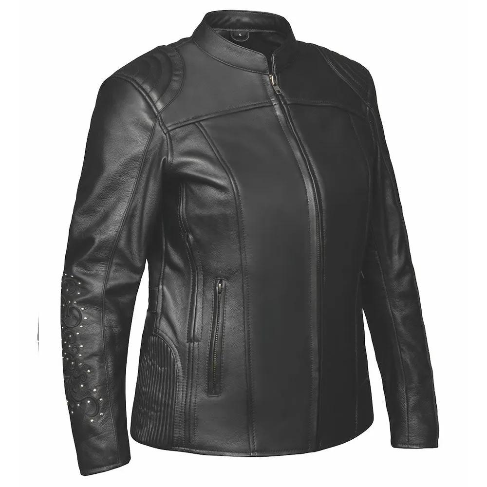 ANGEL WING LEATHER JACKET