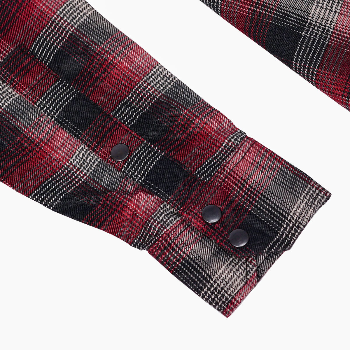 ASHROSE WOMEN'S MAROON PLAID FLANNEL SHIRT