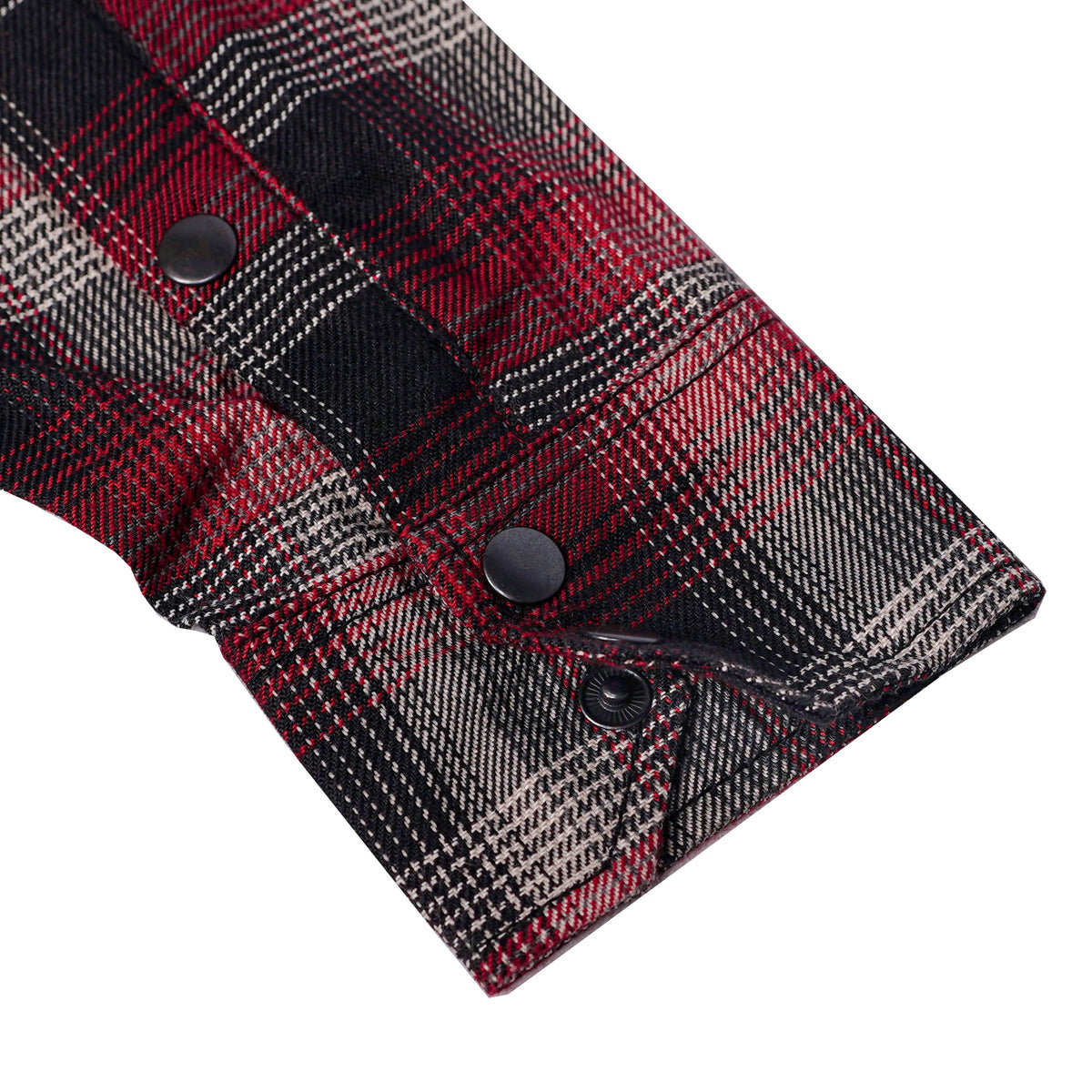 ASHROSE WOMEN'S MAROON PLAID FLANNEL SHIRT