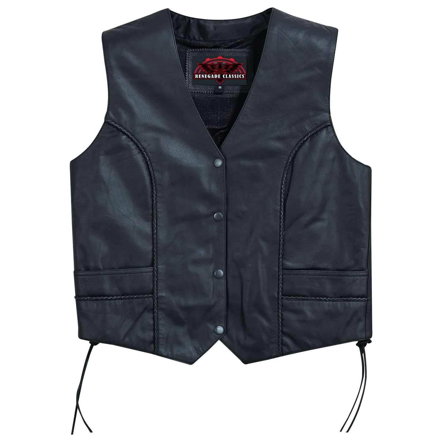 BRANDY ULTRA THIN BRAIDED VEST