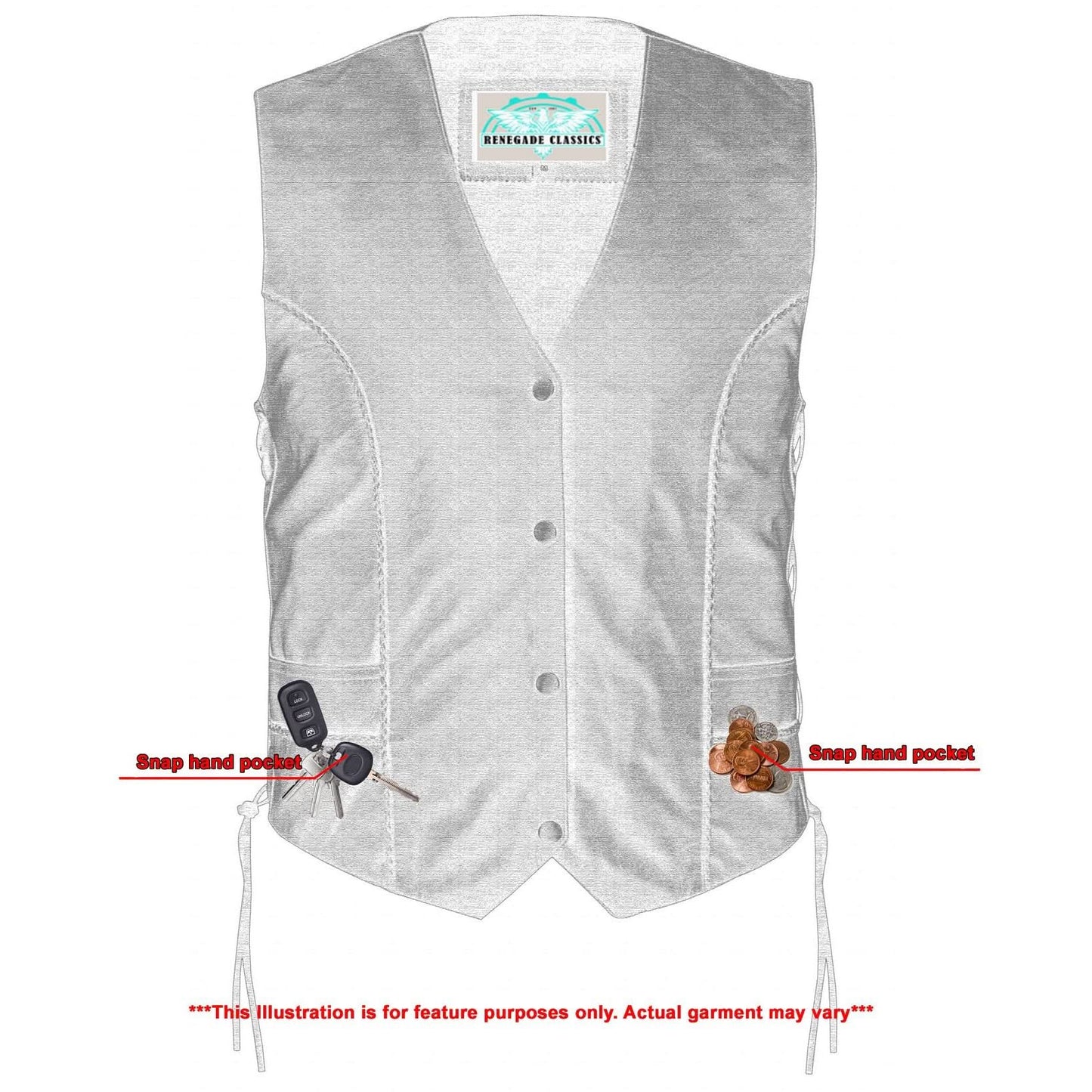 BRANDY ULTRA THIN BRAIDED VEST