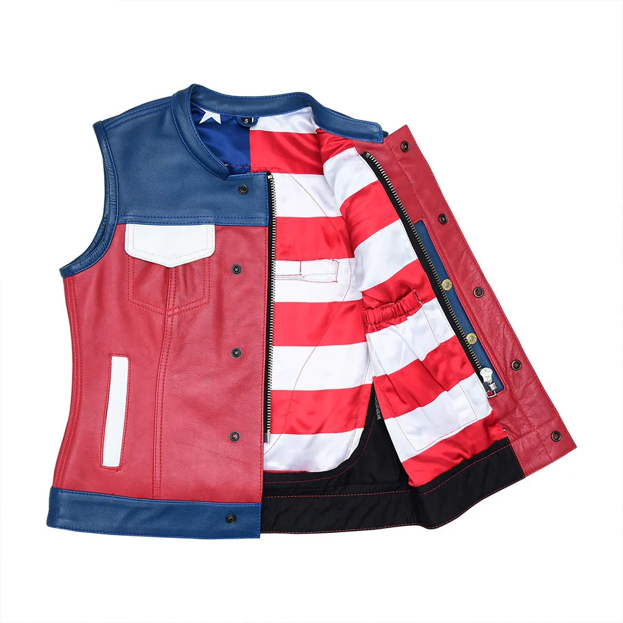 FREEDOM BELLE WOMEN'S LEATHER VEST