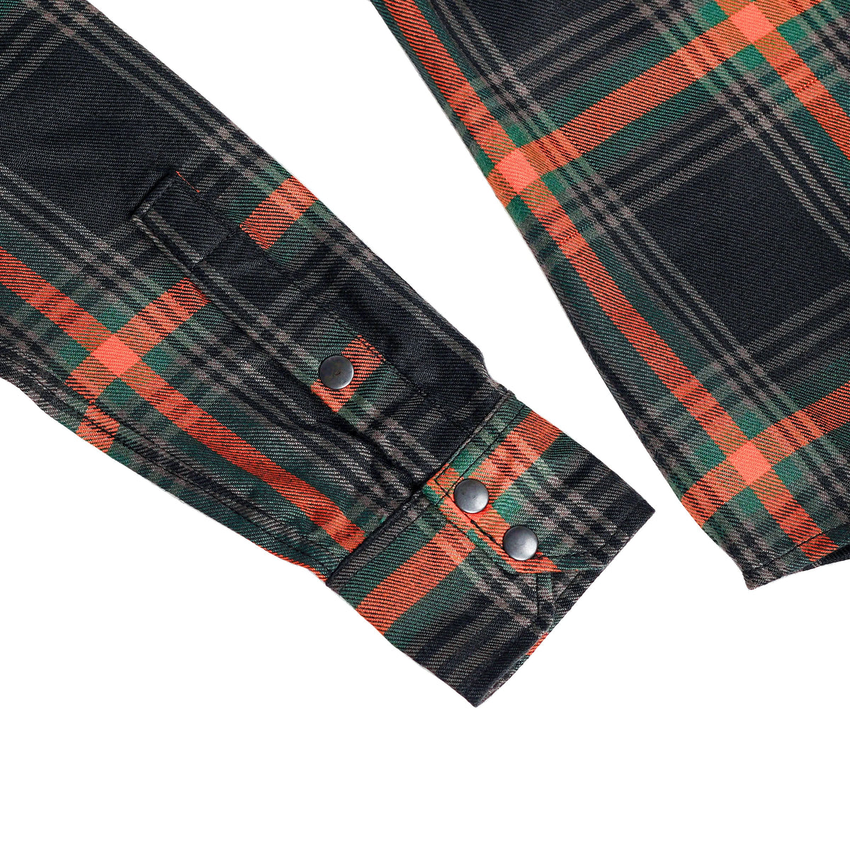 SEAFLORA WOMEN'S PLAID FLANNEL SHIRT