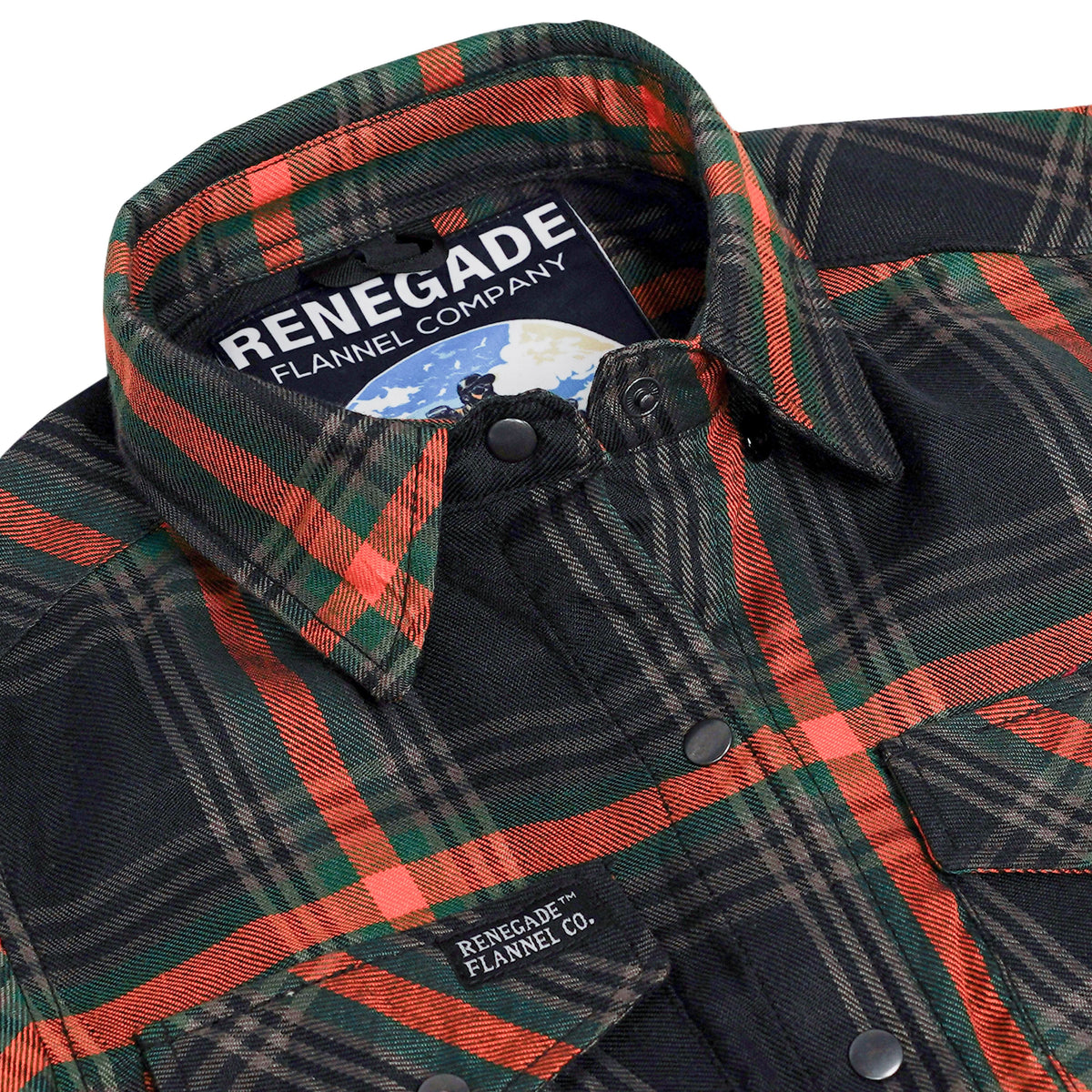 SEAFLORA WOMEN'S PLAID FLANNEL SHIRT