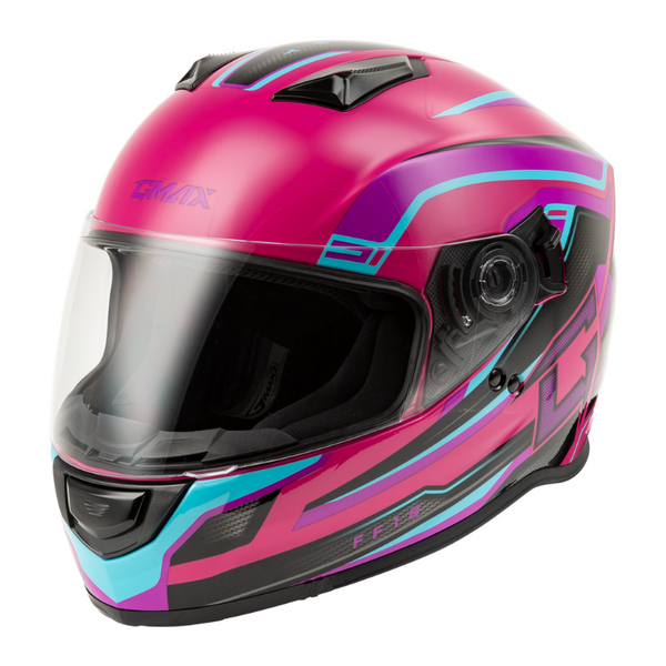 GMAX FF-18 DRIFT HELMET – Pink Line Moto