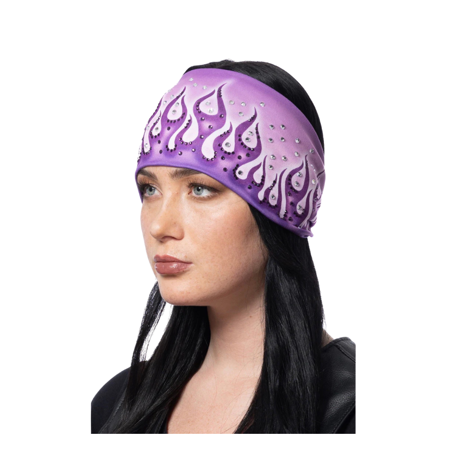 PURPLE FLAMES W/ GEMS EZ BANDZ