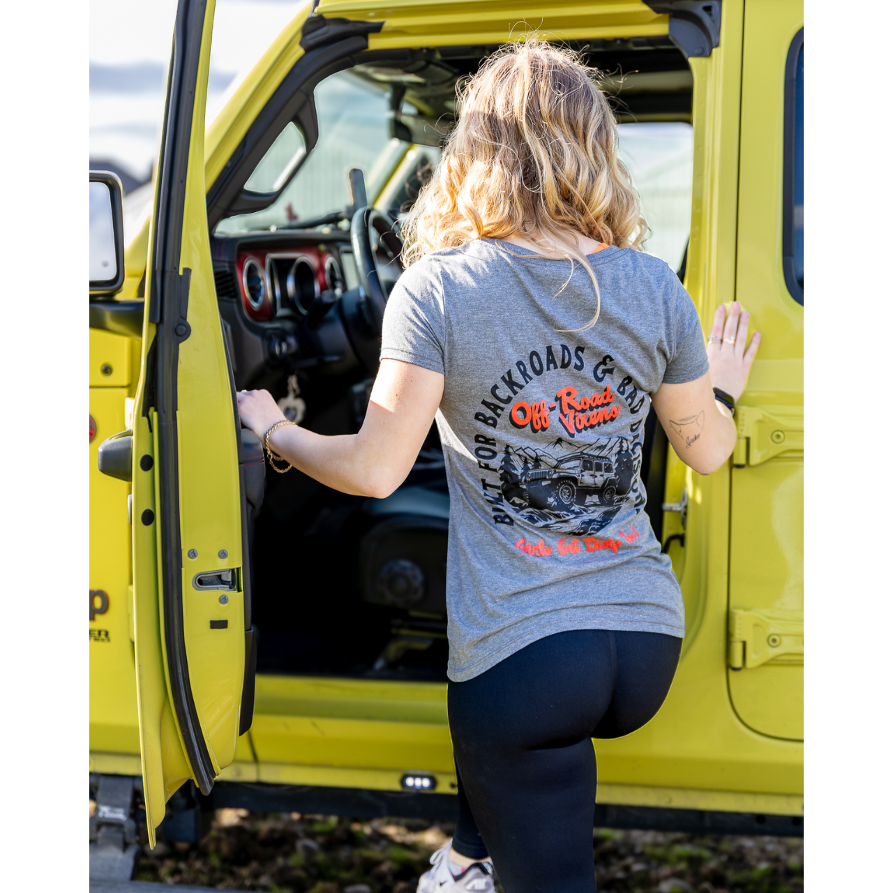 BACKROADS & BAD DECISIONS V NECK TEE