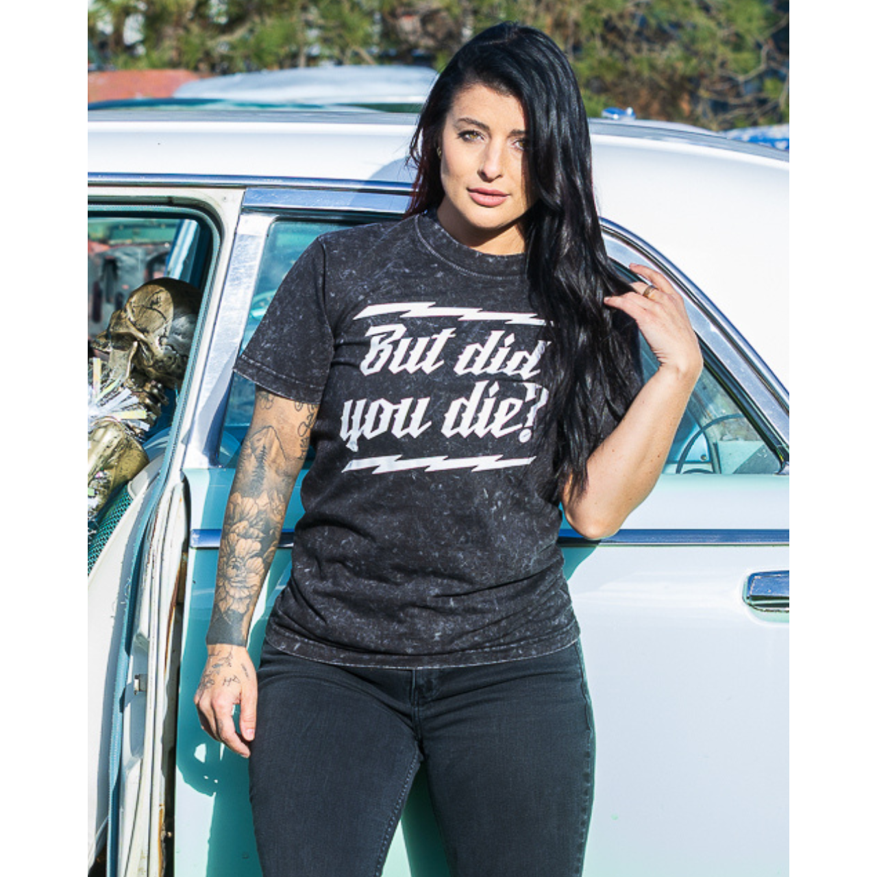 BUT DID YOU DIE? MINERAL WASH TEE