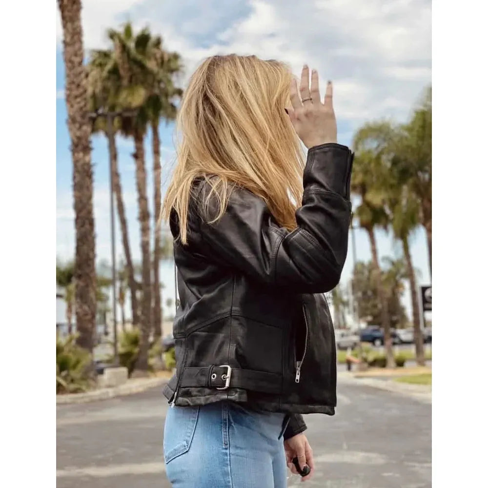 Women's Updated Lightweight Stylish M/C Jacket
