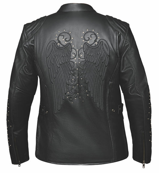 ANGEL WING LEATHER JACKET