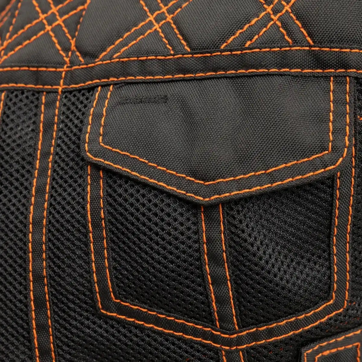 BONNIE MOTO QUILTED MESH VEST