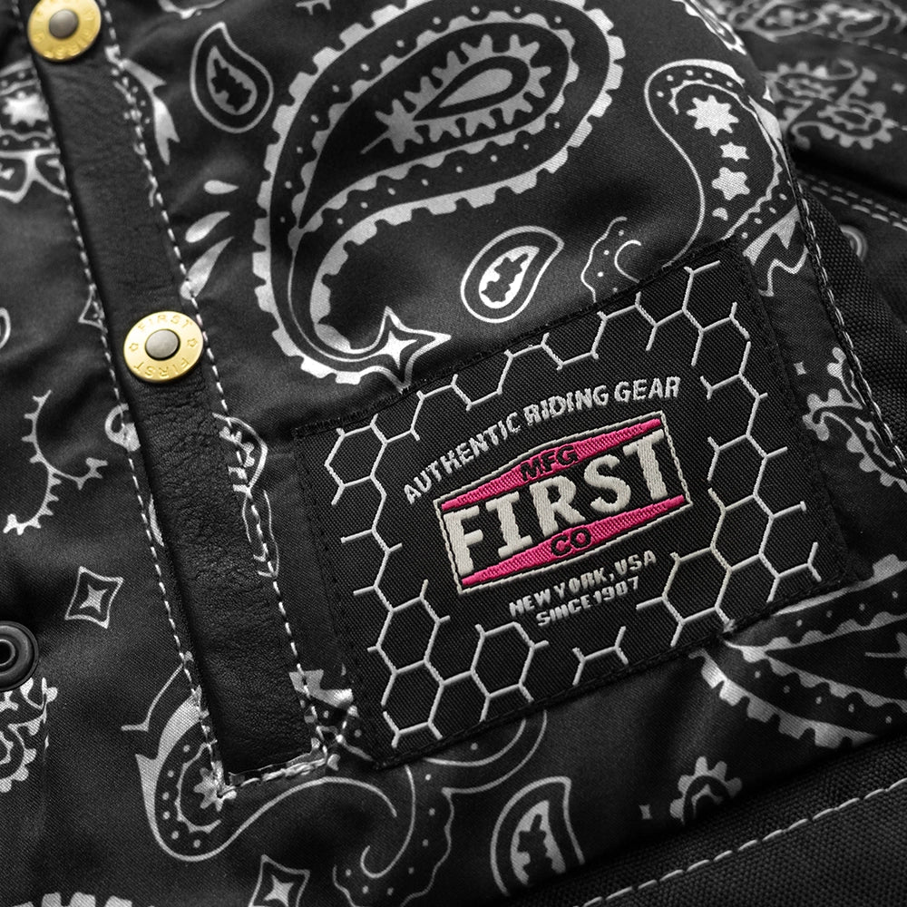 BONNIE WOMEN'S DIAMOND QUILT LEATHER MOTORCYCLE VEST