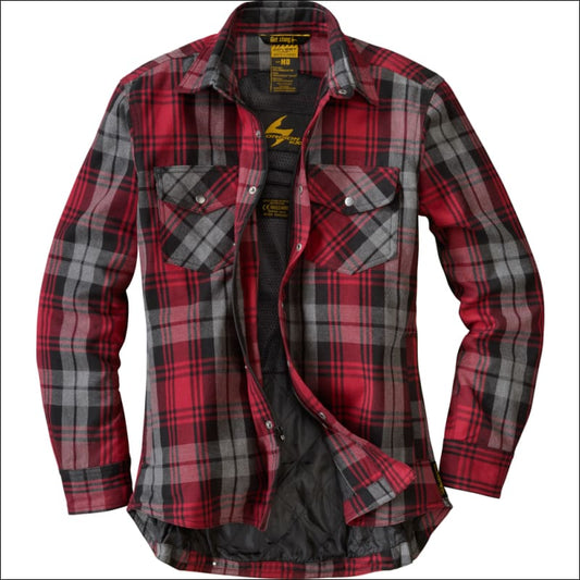 SCORPION EXO COVERT WOMENS FLANNEL - XS / RED/GREY