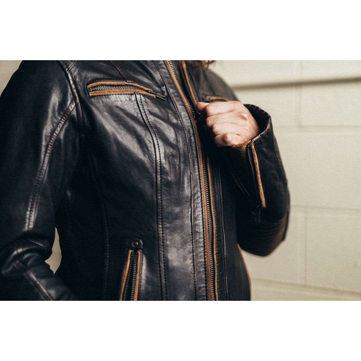 ELECTRA WOMEN'S LEATHER JACKET