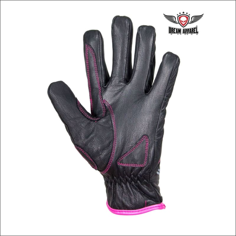 HEART GRAPHIC NAKES LEATHER GLOVE