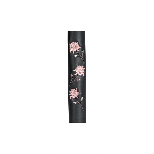 PINK ROSE LARGE PONYTAIL HOLDER