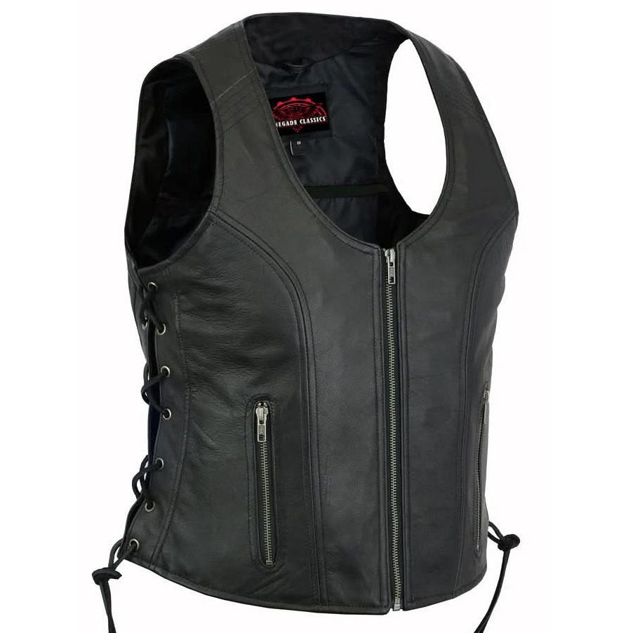 WOMEN'S ZIPPERED VEST