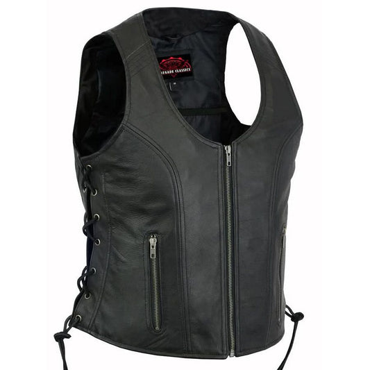 WOMEN'S ZIPPERED VEST