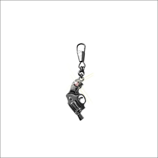 PINK GEM REVOLVER ZIPPER PULL - ZIPPER PULL