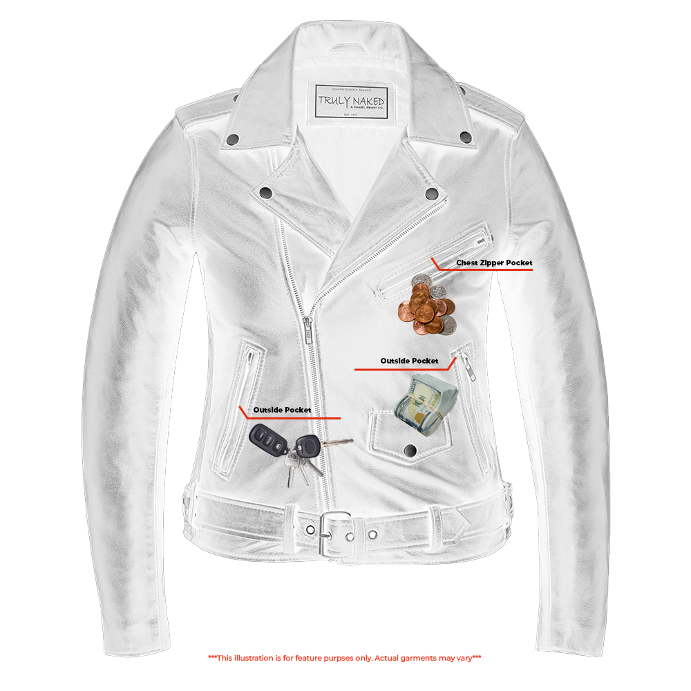 NIGHT SHINE WOMEN'S LEATHER JACKET