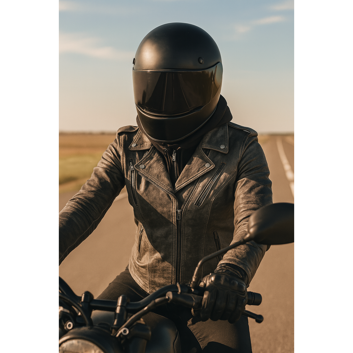 Stella - Women's Leather Motorcycle Jacket