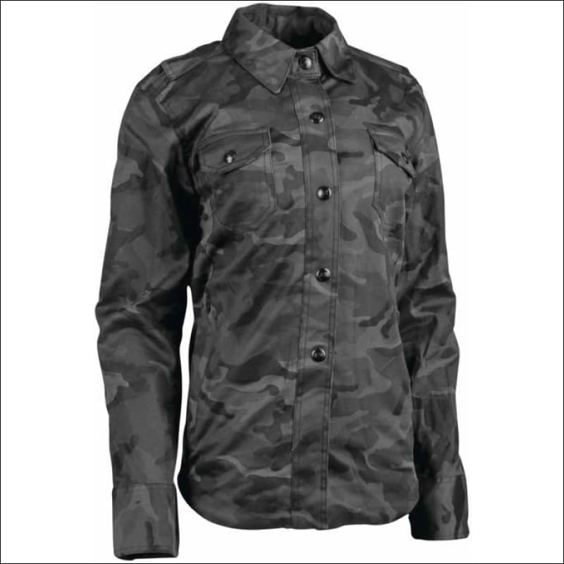 SPEED AND STRENGTH WOMEN’S SPEED SOCIETY ARMORED SHIRT - XS / CAMO