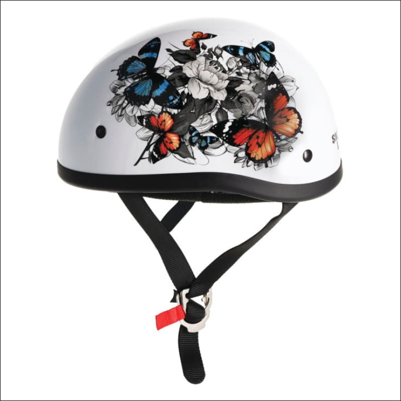 SKID LID ORIGINAL WHITE ROSE HELMET - HELMET