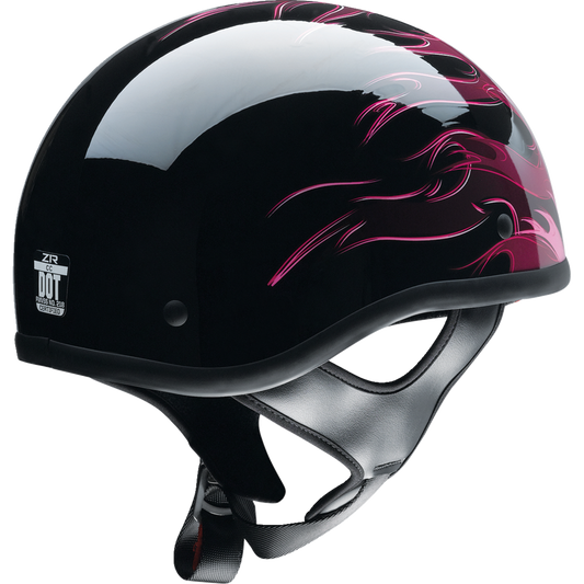 Z1R Hellfire pink women's half helmet