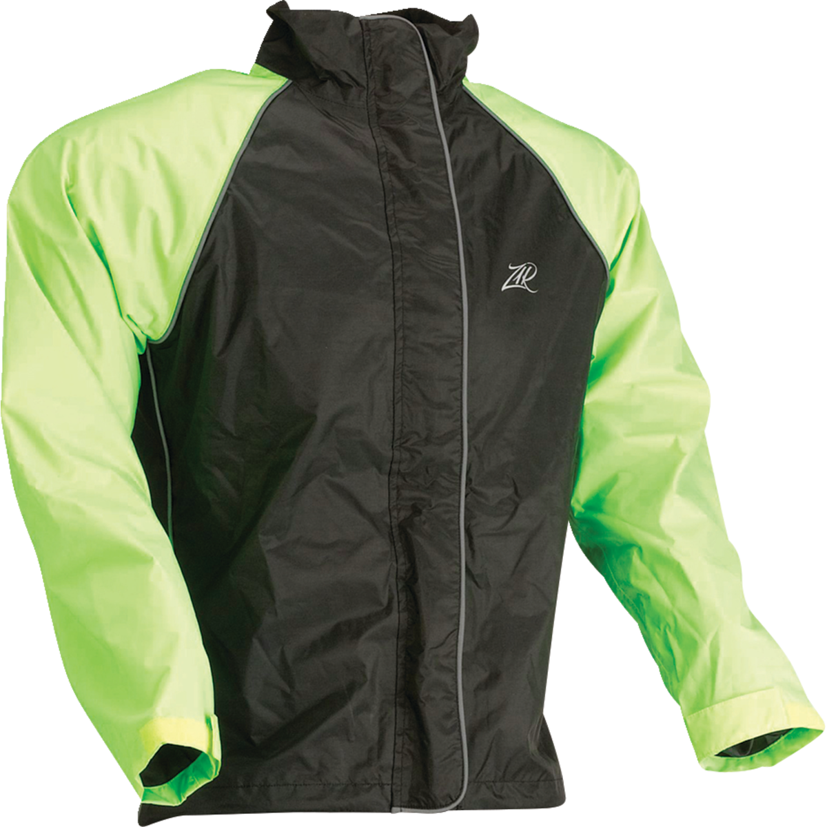 Z1R women's rain jacket in hi-vis yellow