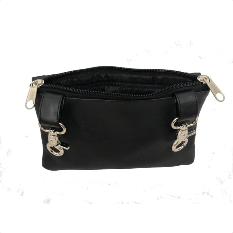 LEATHER STUDDED CLIP ON BAG - CLIP ON BAGS