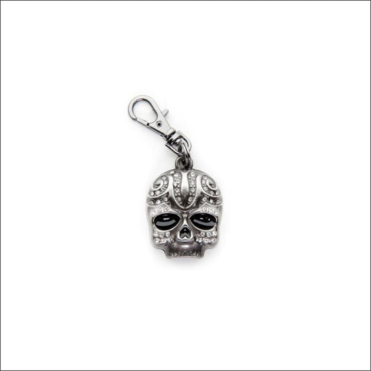 TRIBAL SKULL STONE ZIPPER PULL - ZIPPER PULL